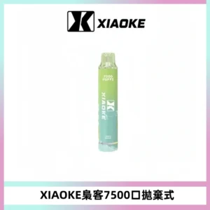 XIAOKE梟客7500Puffs跑馬燈拋棄式電子煙 可發光一次性